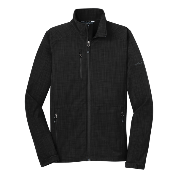 A1304 Mens Shaded Crosshatch Soft Shell Jacket