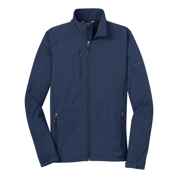 A1304 Mens Shaded Crosshatch Soft Shell Jacket