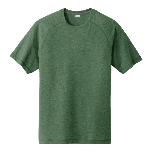 A1865M Mens Tri-Blend Wicking Raglan Tee