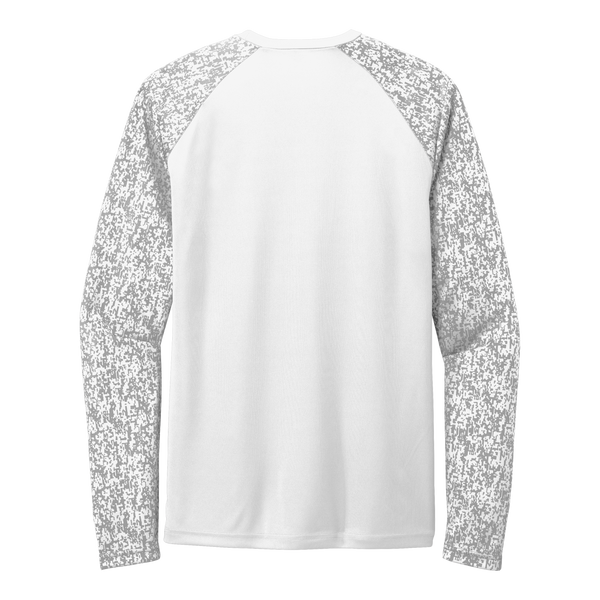 A2055 Mens Long Sleeve Digi Camo Tee