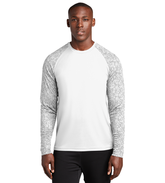 A2055 Mens Long Sleeve Digi Camo Tee