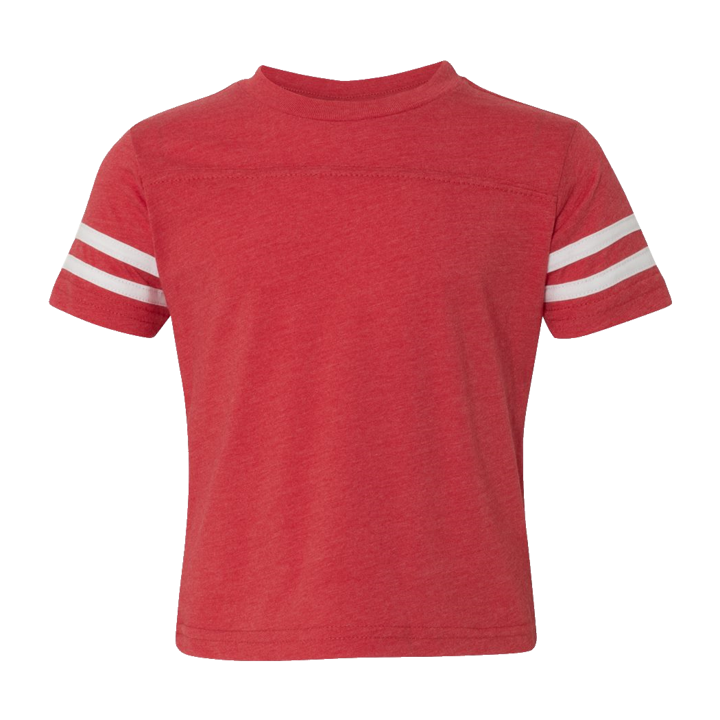 AY1852T Toddler Fine Jersey Football Tee