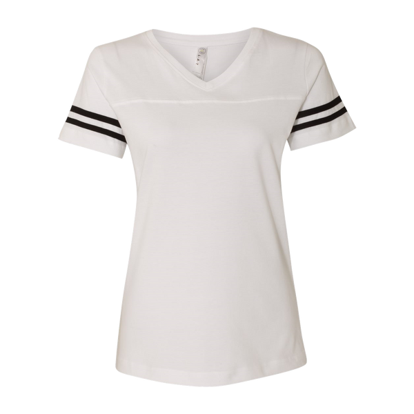 A1852W Ladies Fine Jersey Football T-Shirt