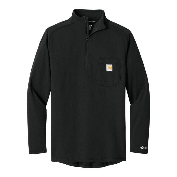 A2418 Force® 1/4-Zip Long Sleeve T-Shirt