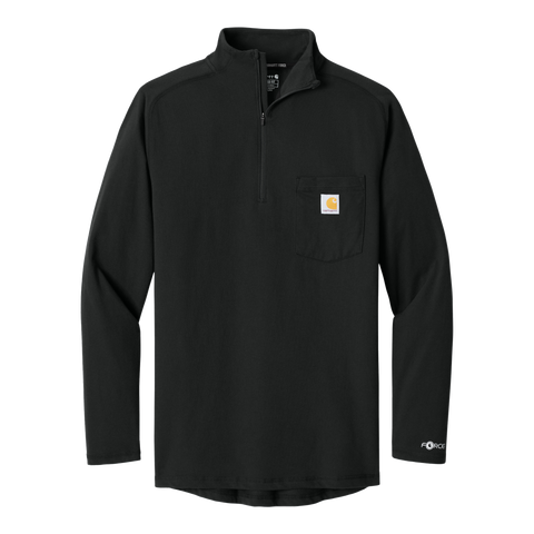 A2418 Force® 1/4-Zip Long Sleeve T-Shirt