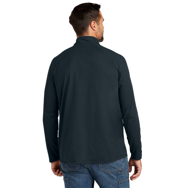 A2418 Force® 1/4-Zip Long Sleeve T-Shirt