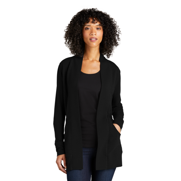 A2220 Ladies Microterry Cardigan
