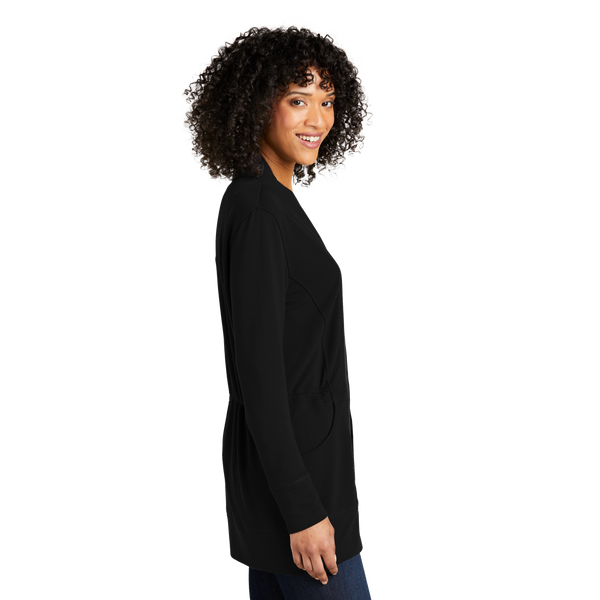 A2220 Ladies Microterry Cardigan