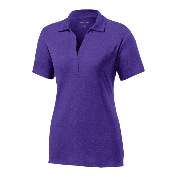 A1512W Ladies Short Sleeve Heather Contender Polo
