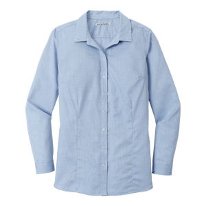 A2011W Ladies Pincheck Easy Care Shirt