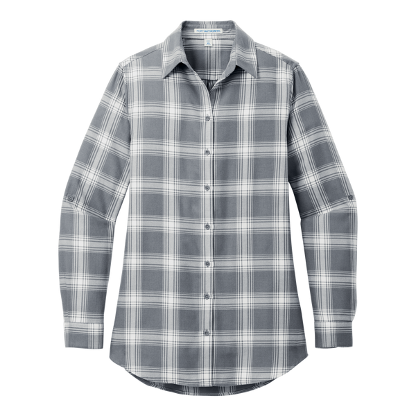 A1820W Ladies Plaid Flannel Shirt