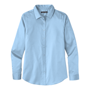 A2216W Ladies Long Sleeve SuperPro React Twill Shirt