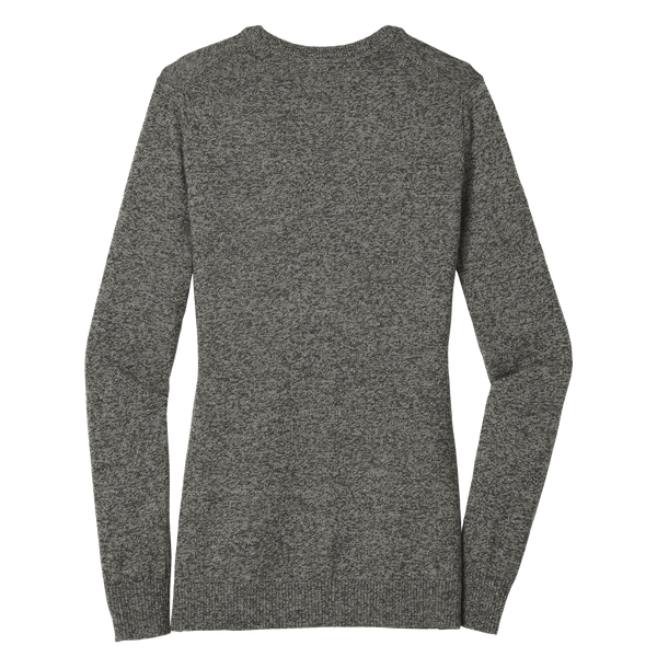A1933 Ladies Marled Cardigan Sweater